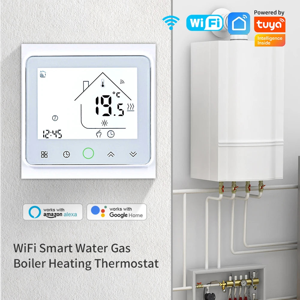 Tuya Smart Life WiFi Room Thermostat Electric Floor/Water Heating/Gas Boiler Temperature Controller for Alice Alexa Google Home