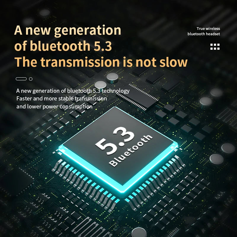 M90/M28/X15/S20 Pro Bluetooth 5.3 Earbuds Wireless Headphones, Touch Control Gamer Headset HIFI Stereo & Noise-Canceling Mic