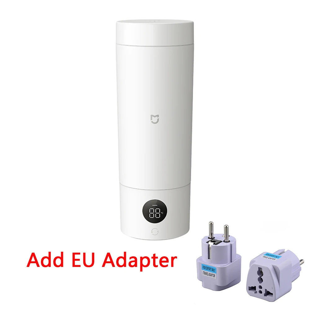 NEW MIJIA Portable Electric Kettle 2 Thermos Cup Fast Water Boiler 350ml Smart Temperature Insulated Kettle Travel 110V-240V