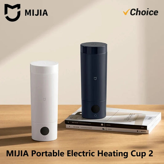 NEW MIJIA Portable Electric Kettle 2 Thermos Cup Fast Water Boiler 350ml Smart Temperature Insulated Kettle Travel 110V-240V