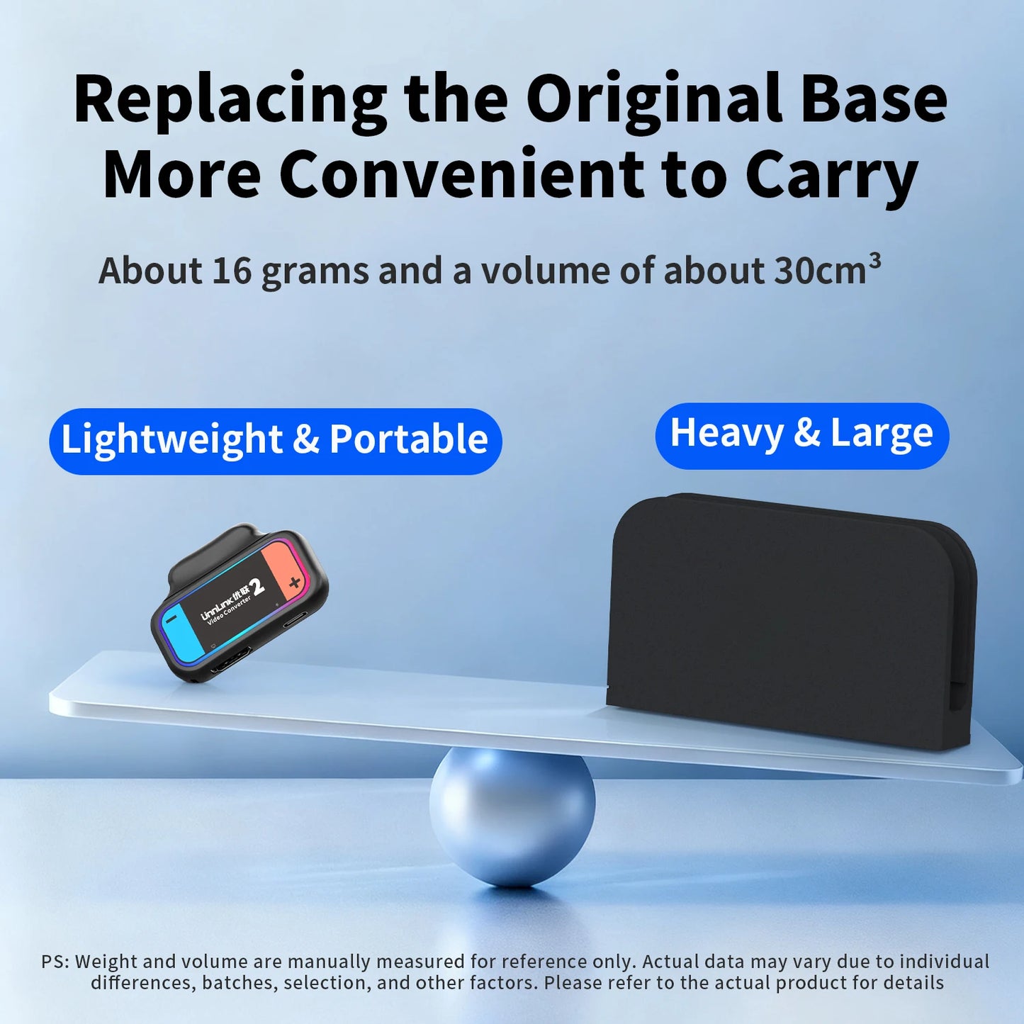 Unnlink Portable Docking Station for Nintendo Switch 2, Mini Travel Dock with 4K HDMI Output & PD Charging for NS2 to TV/Monitor