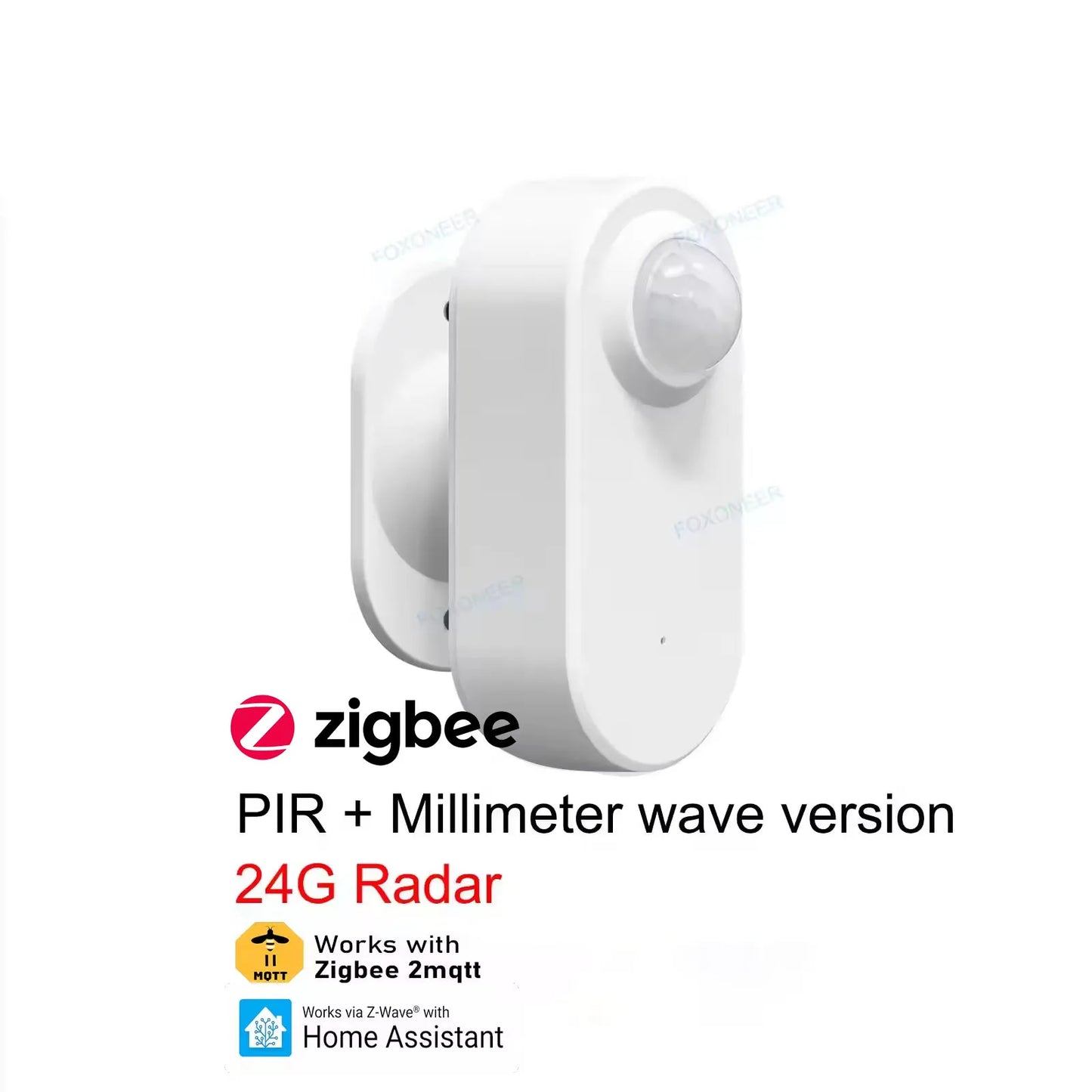 Zigbee Human Presence Detector ZG-204ZM,Luminance/Distance Detection,PIR Motion Sensor 24G Support Tuya Smart Life Z2mqtt