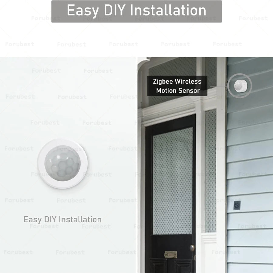 New Tuya Zigbee PIR Motion Sensor Infrared Human Body Move + Bright Lux Light Detector Burglar Alarm Sensor work with Smart Life