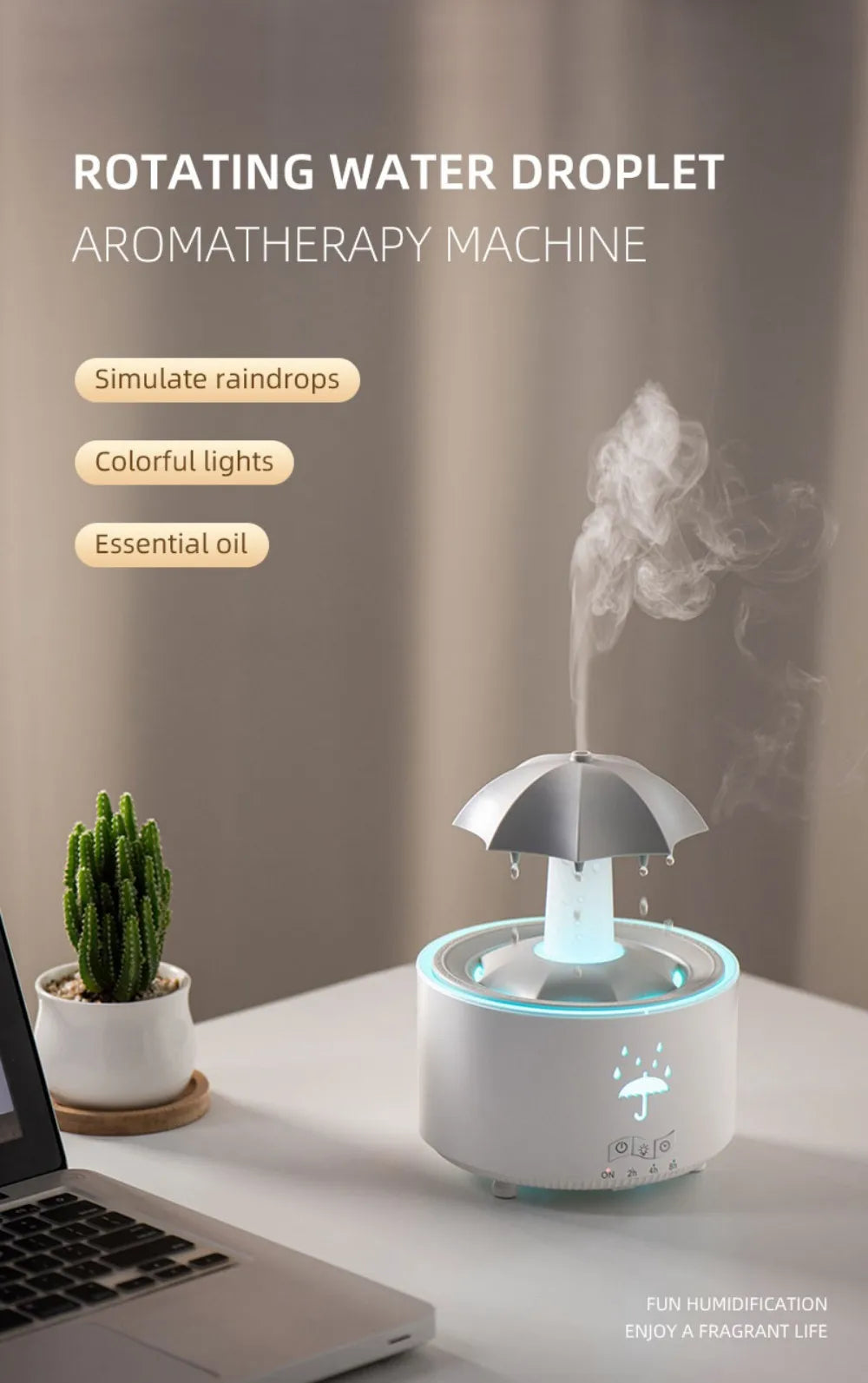 Jellyfish Aroma Diffuser: Calm, Relax, Sleep