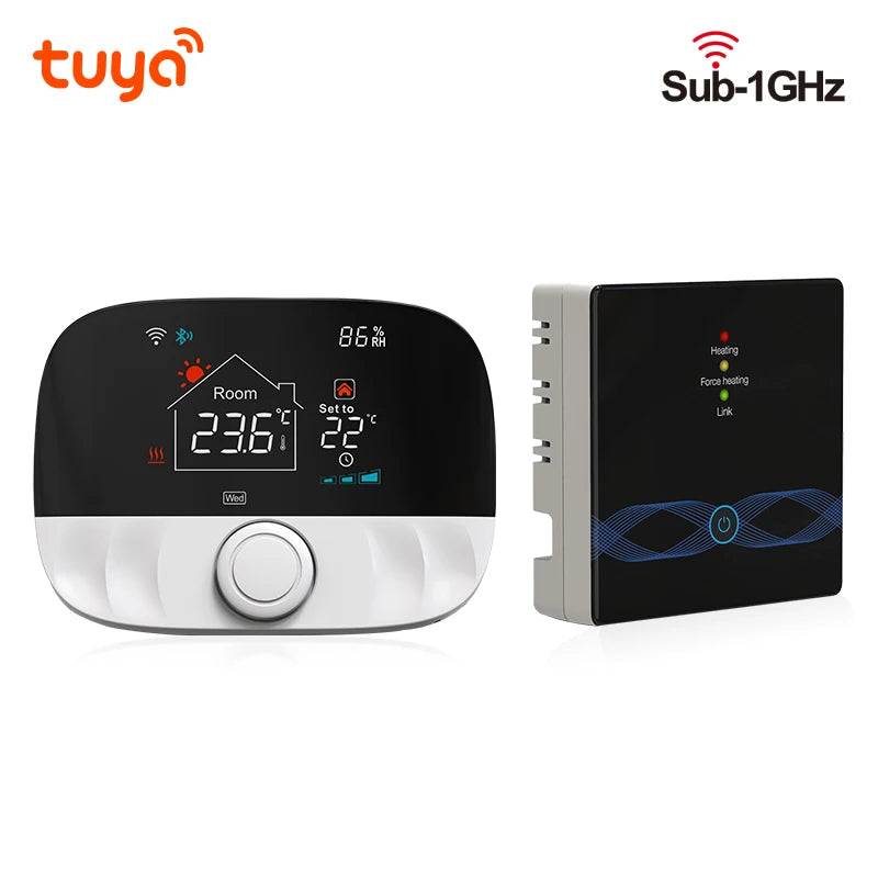 Tuya Smart Home Wifi Thermostat Wireless 433Mhz Gas Boiler Water Heating Temperature Controller Alexa Google Home Smart Life