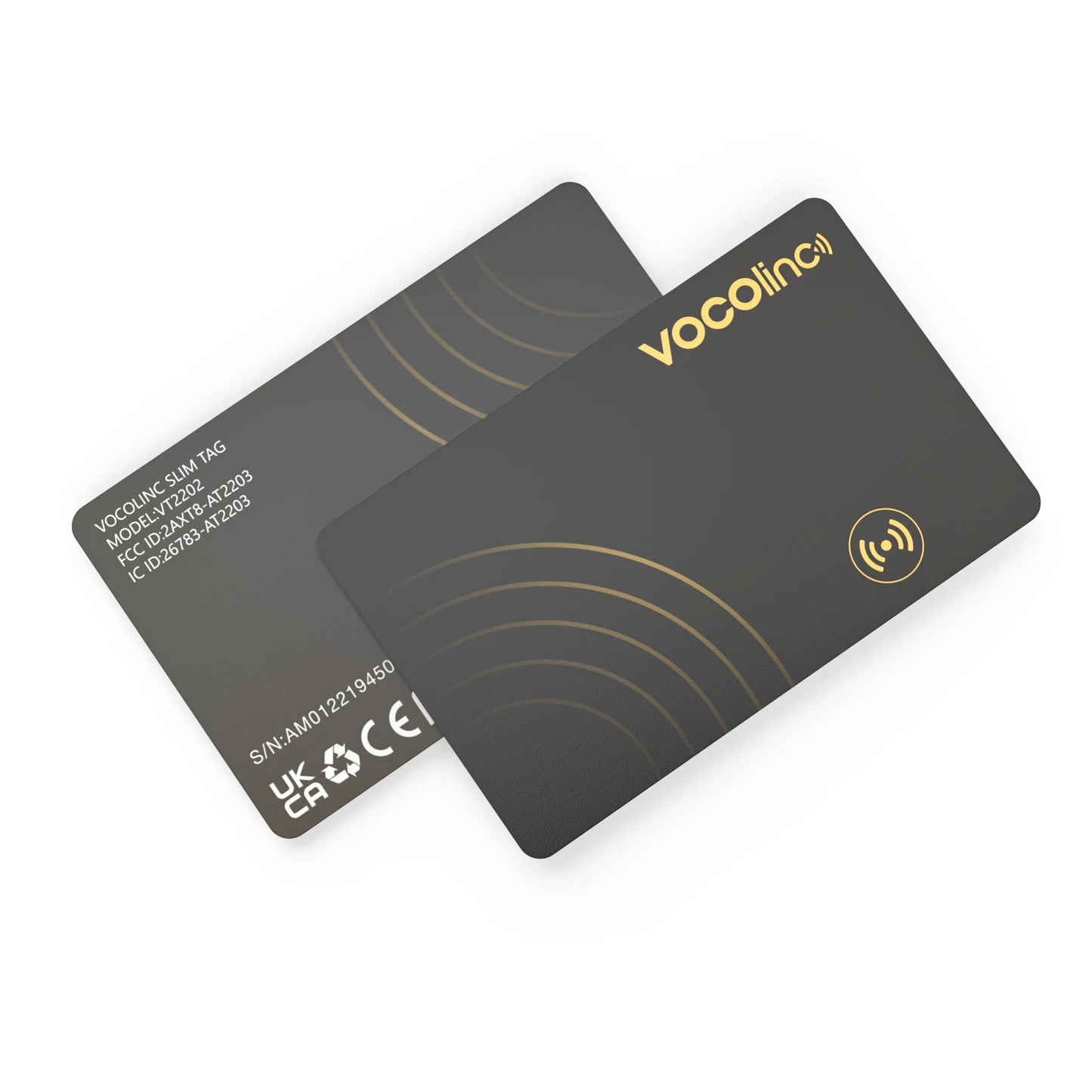VOCOlinc Ultra-thin Wallet Tracker Card, Smart Tag Wallet Tracker, Bluetooth Pairing Find My Item Finder Anti-lost Alarm Locator