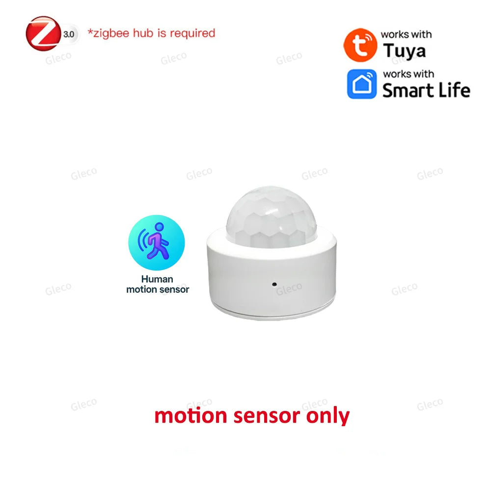 Zigbee 24G MmWave Human Presence Sensor Mini Radar Detector for Tuya Smart Home Smart Life Z2M PIR Motion Sensor Need Gateway