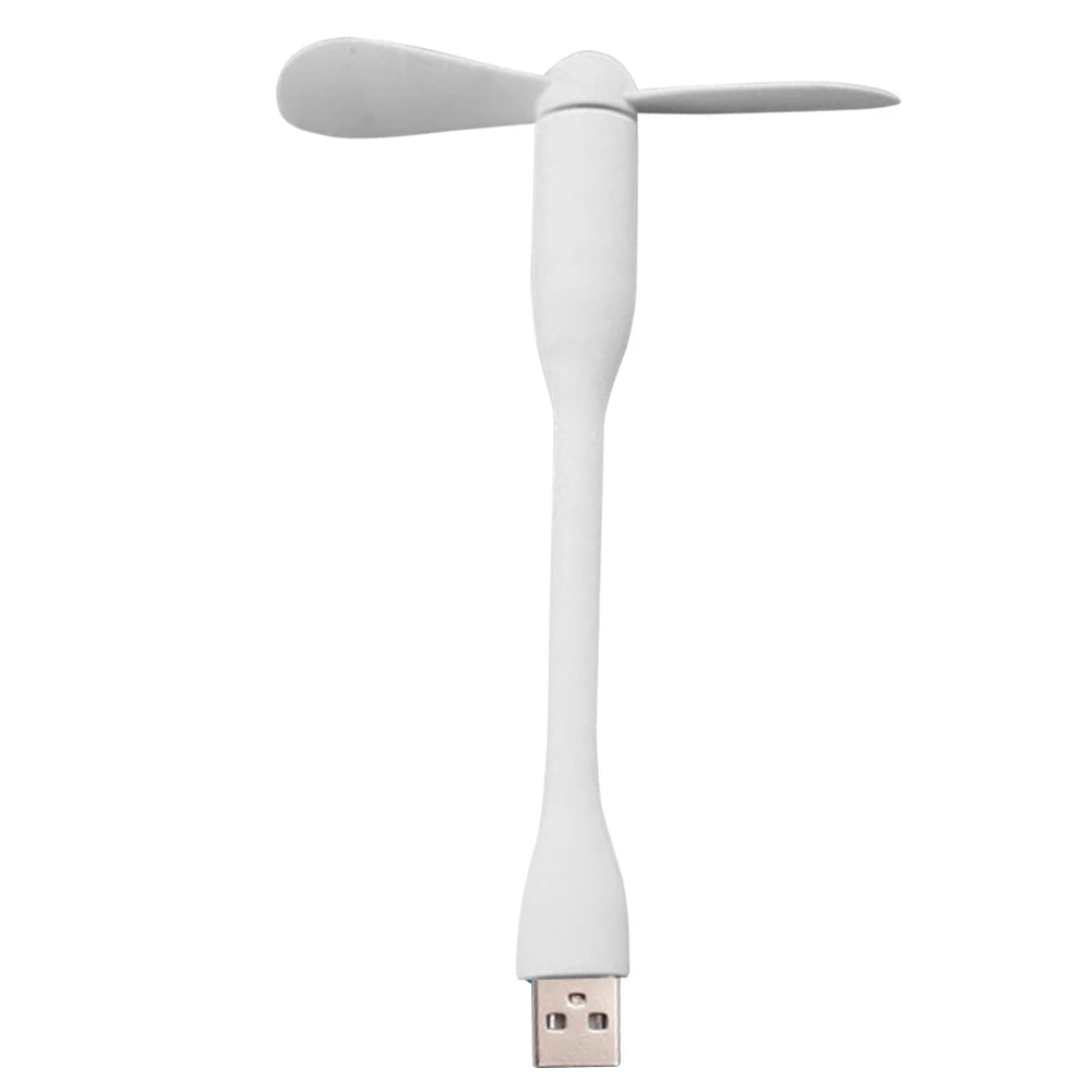 Flexible Portable Mini USB Fan for Power Bank Notebook Desktop Computer Summer Gadgets Summer Travel Cooling Cooler