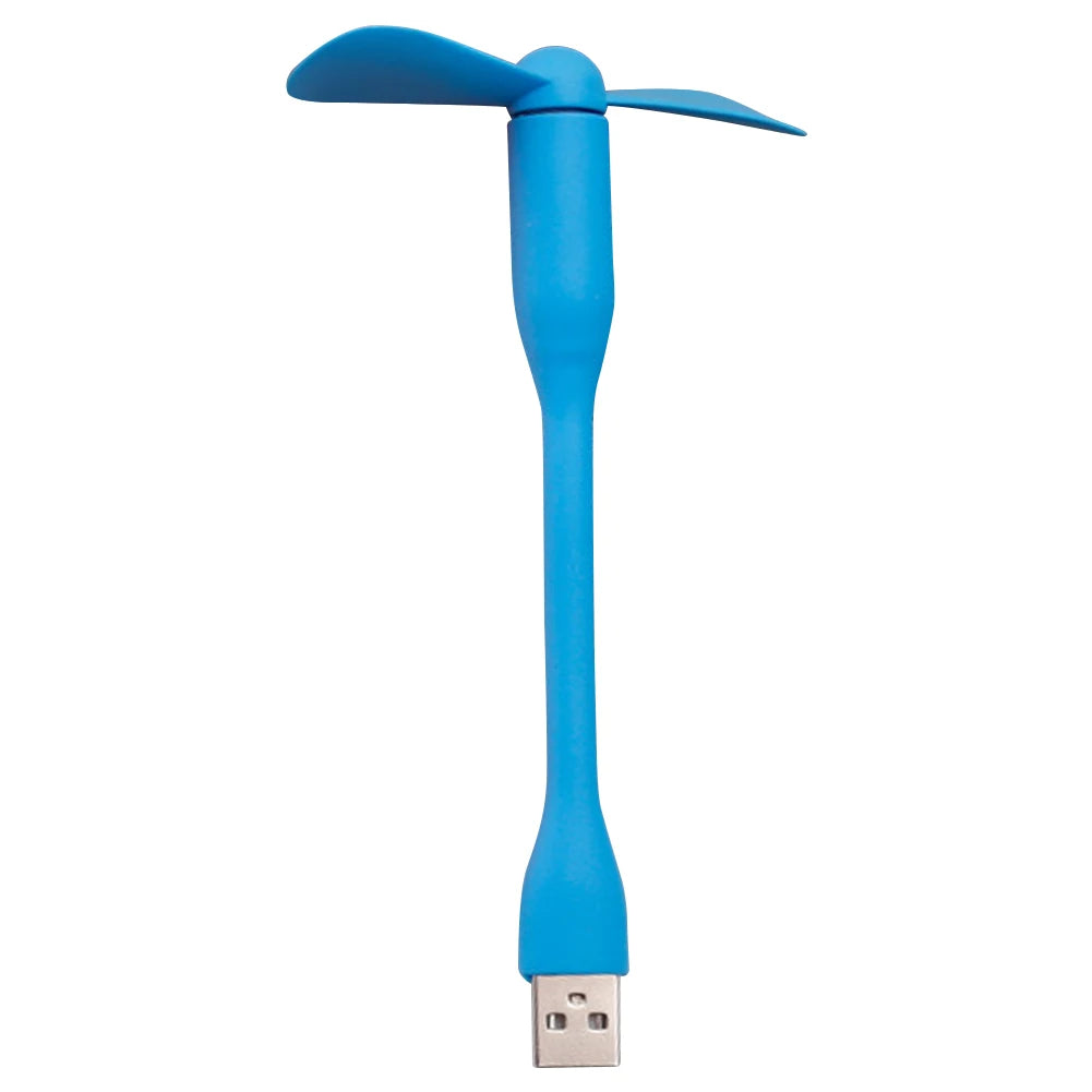 Flexible Portable Mini USB Fan for Power Bank Notebook Desktop Computer Summer Gadgets Summer Travel Cooling Cooler