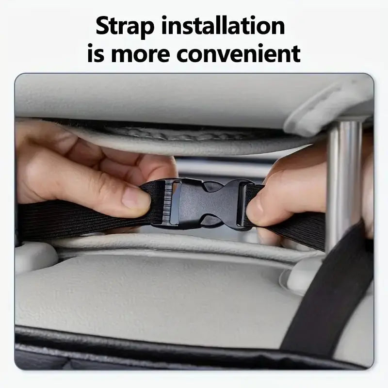 Multi-Function Car Seat Back Organizer | Portable Foldable Design with Hanging Pockets & Storage