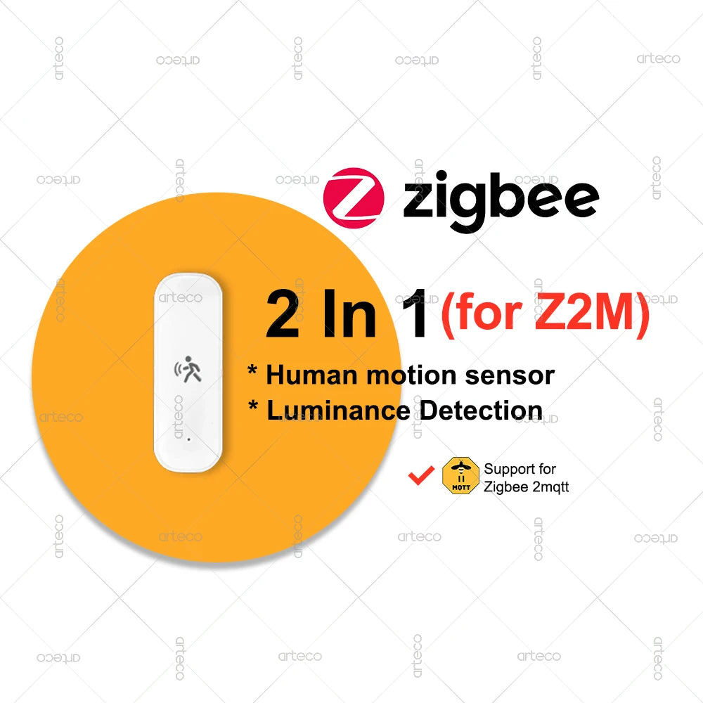 ZigBee Human Motion Sensor 10G Radar Mmwave Temperature and Humidity Sensor Security Burglar Works With Tuya Smart Life Z2MQTT