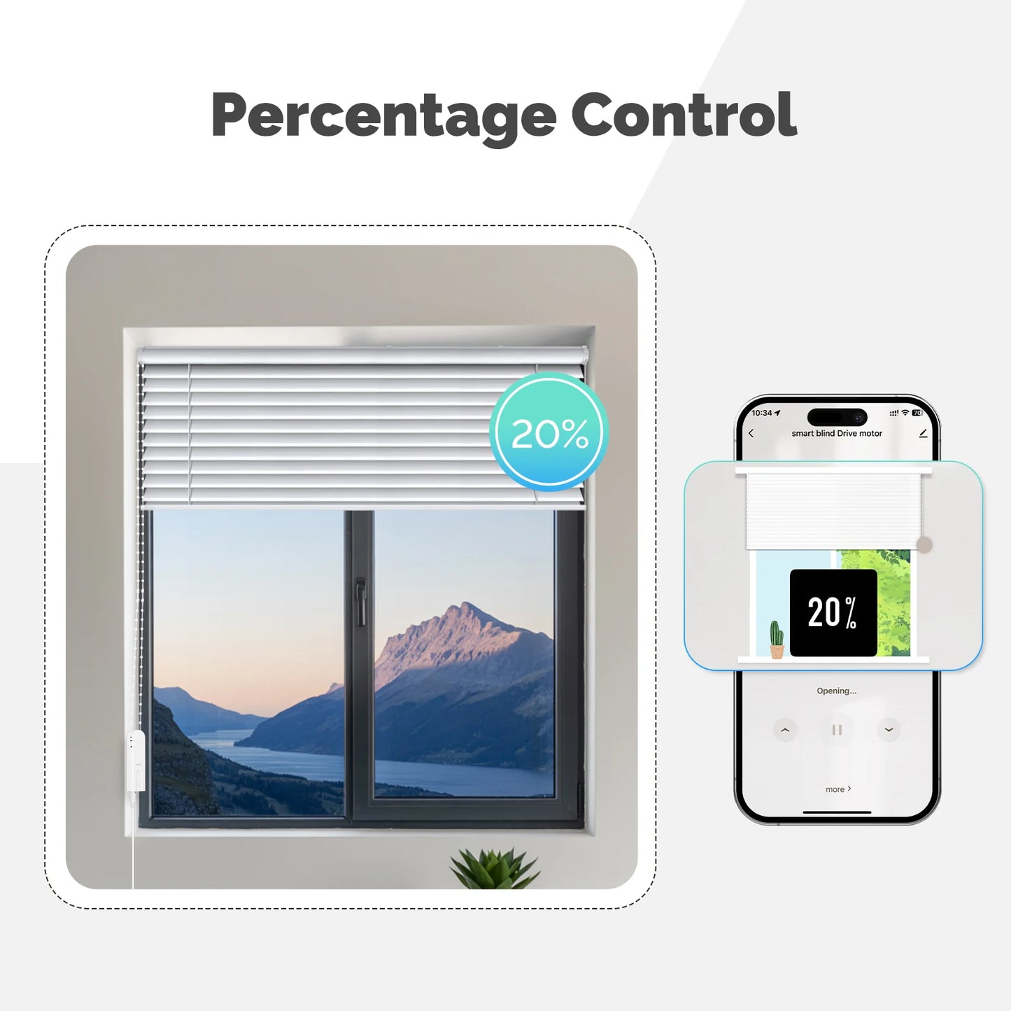 MOES Tuya WiFi Smart Shade Roller Blinds Motor Driver Electric Curtains Automation Pull Cord Chain String With Alexa Google Home