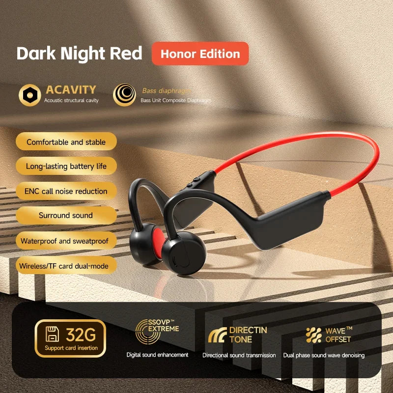 Lenovo Real X7/X8 Wireless Bone Conduction Headset Headphone IPX8 Bluetooth 5.3 For Swimming Waterproof Exercise Fitness 2026