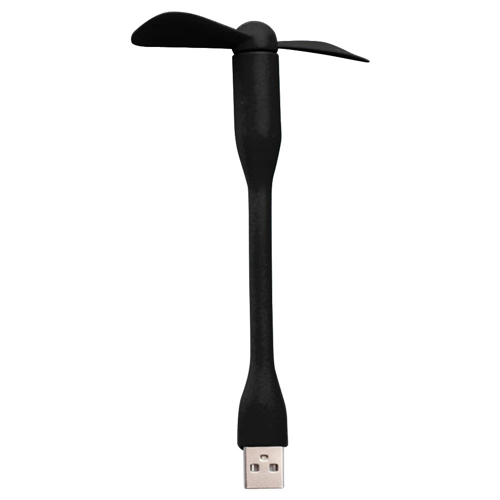 Flexible Portable Mini USB Fan for Power Bank Notebook Desktop Computer Summer Gadgets Summer Travel Cooling Cooler