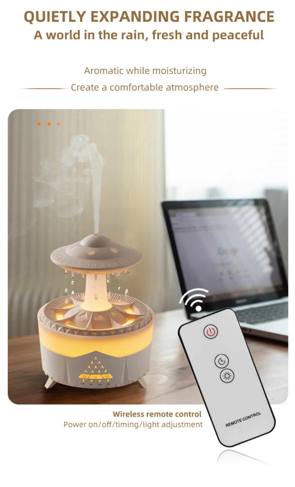 Jellyfish Aroma Diffuser: Calm, Relax, Sleep