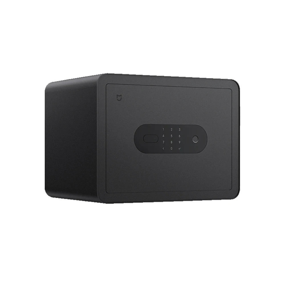 New MIJIA Smart Safe Deposit Box Fingerprint Unlock Work with Mijia App 65Mn Anti-Drilling Steel Plate Vibration Warning