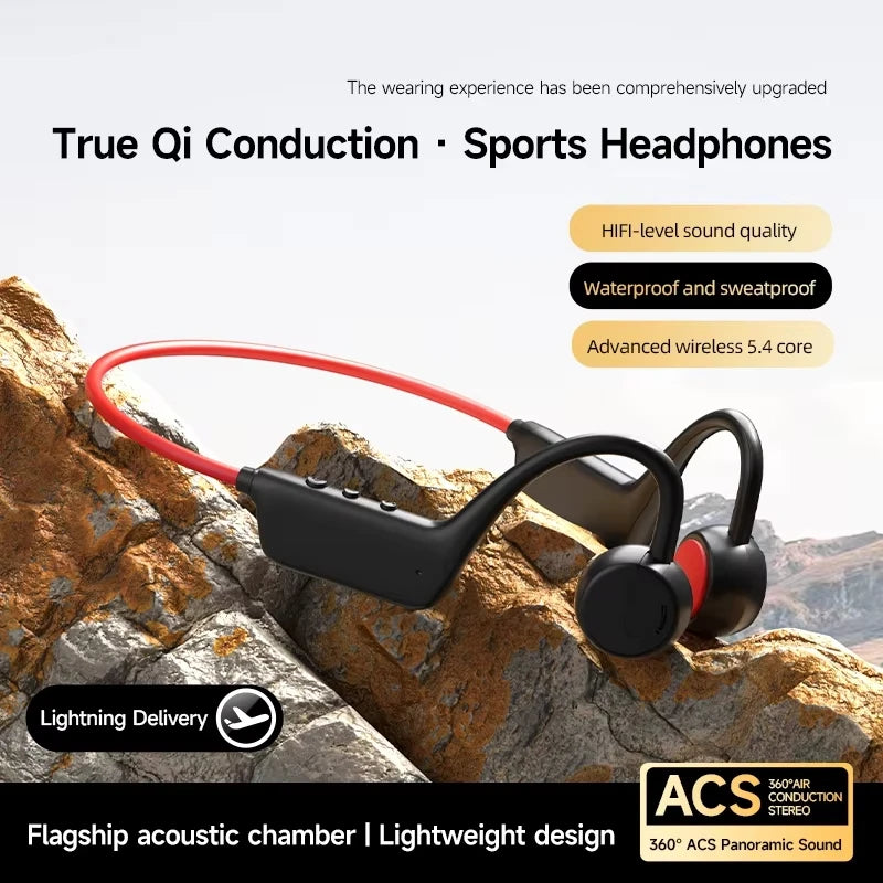 Lenovo Bone Conduction Headset Wireless Bluetooth 5.4 IPX8 Waterproof Swimming Sports Headphone  With Mic Exercise Fitness 2026